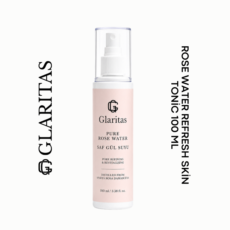[5010001] Glaritas Gül Suyu %100 Doğal ve Saf 100 ml